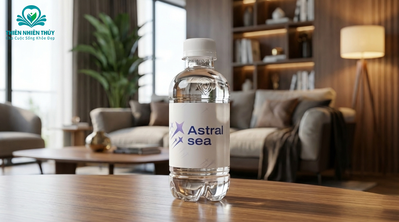 Astral Sea Sử Dụng Nước Đóng Chai In Logo: Chiến Lược Xây Dựng Thương Hiệu Thông Minh